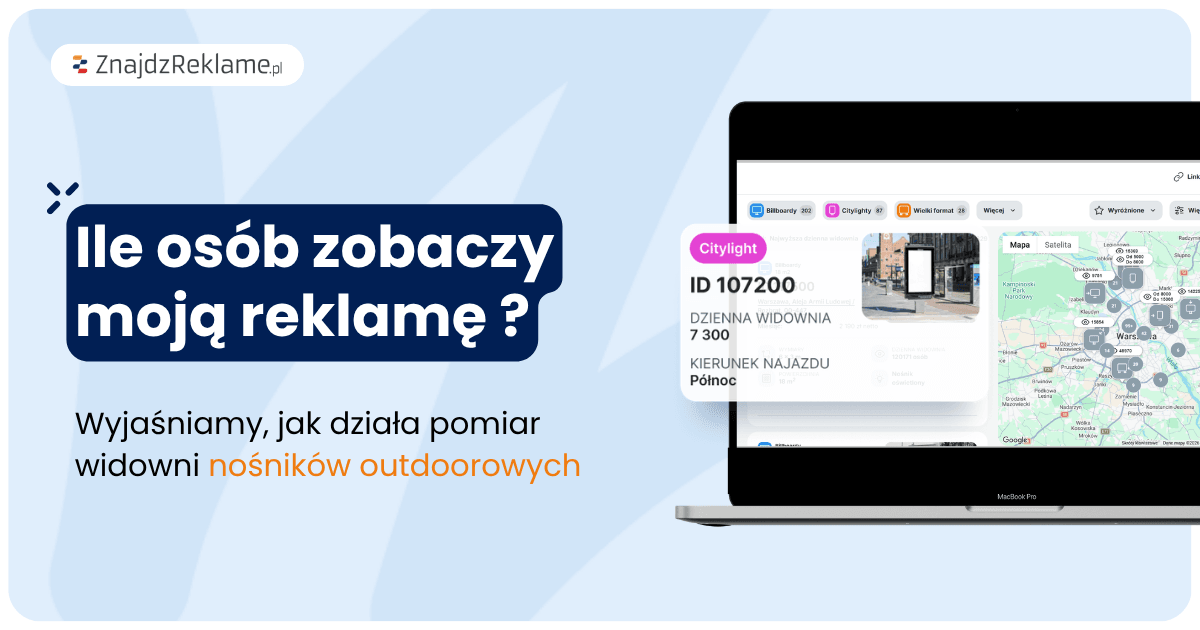 Ile osób zobaczy moją reklamę? Czyli, jak działa badanie widowni OOH?