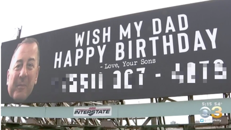 Historia jednego billboardu, czyli jak złożyć oryginalne życzenia urodzinowe