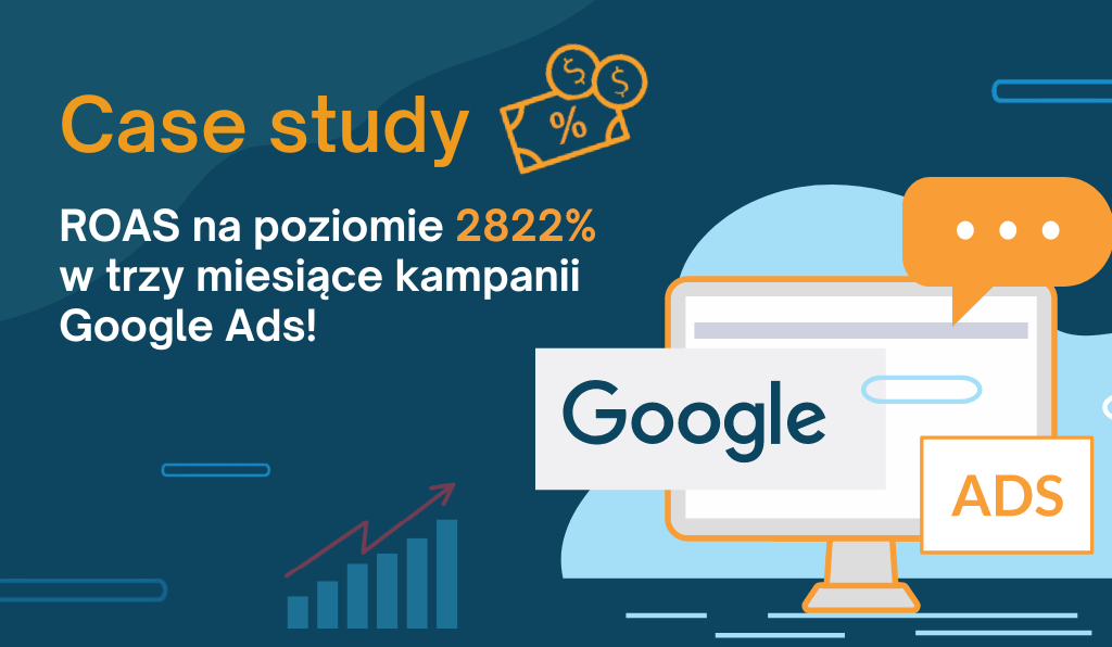 ROAS na poziomie 2822% w trzy miesiące prowadzenia kampanii Google Ads!