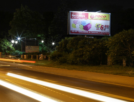 Billboard EURO18<br />6x3m<br />widok nocny