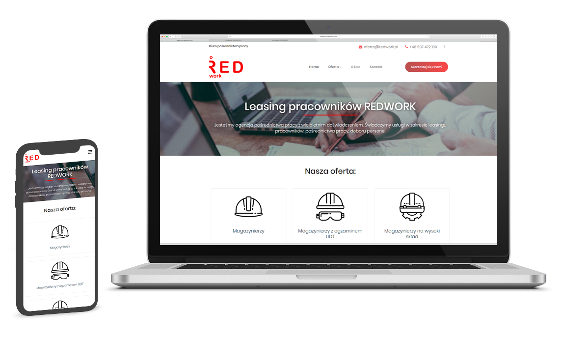 Strona optium - Redwork
